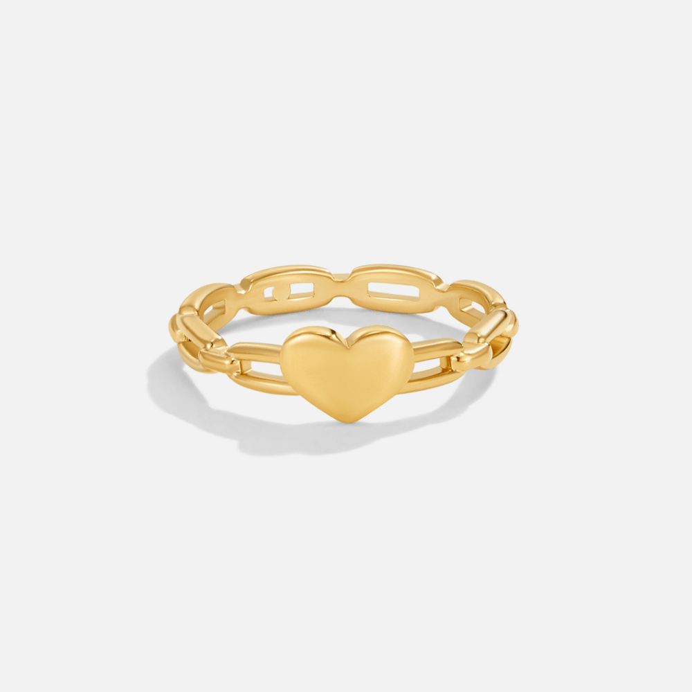 Lola Heart Chain Ring