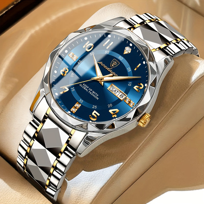 Classic Analog Watch with Elegant Metal Bracelet, Simple Dial and Timeless Design