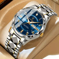 Classic Analog Watch with Elegant Metal Bracelet, Simple Dial and Timeless Design