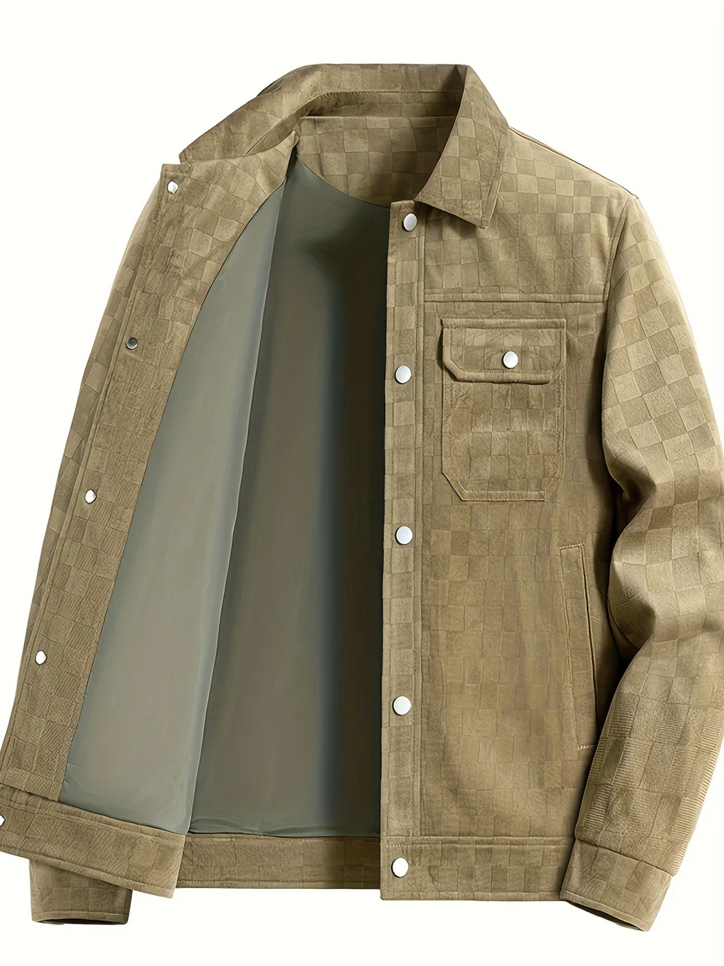 Lined Suede Jacket
