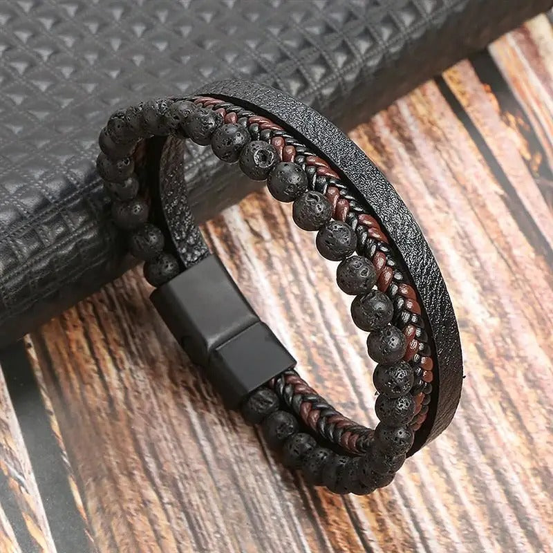 Opulent Vintage - Luxury Leather Bracelet