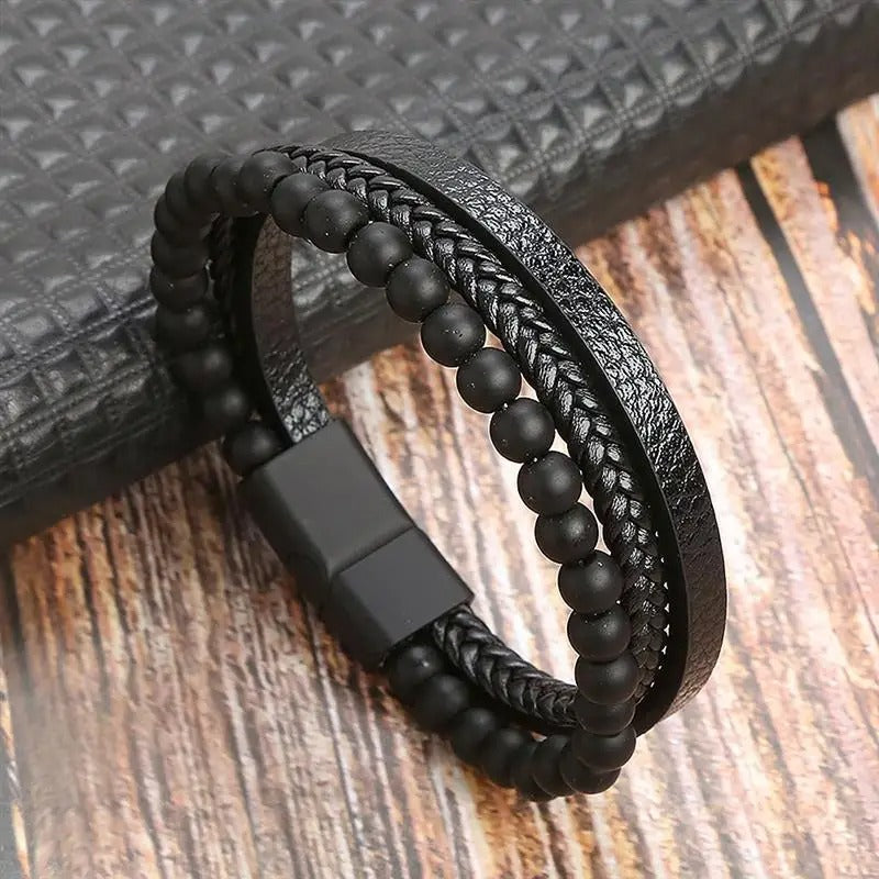 Opulent Vintage - Luxury Leather Bracelet