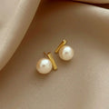 Mother-of-Pearl Bar Earrings