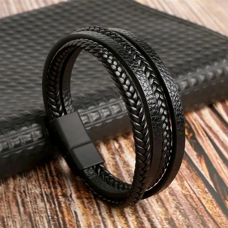 Prestige Vintage Luxury Leather Bracelet