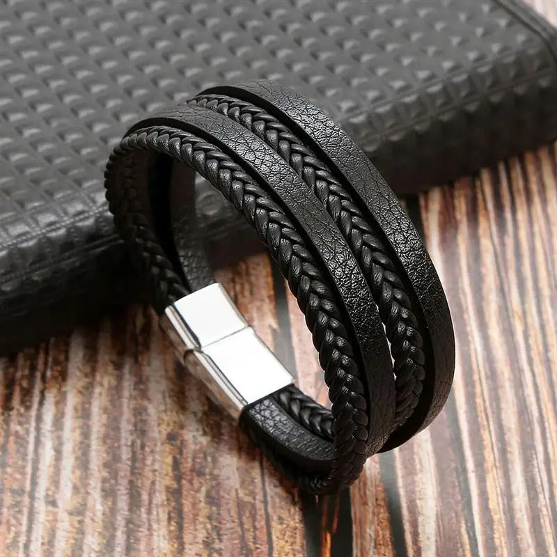 Prestige Vintage Luxury Leather Bracelet
