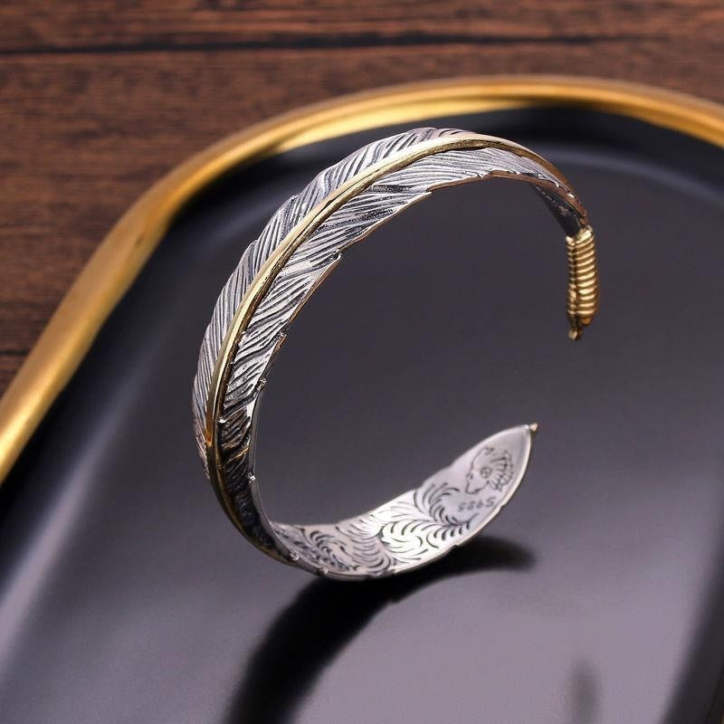 Norse Treasure Feather Bracelet