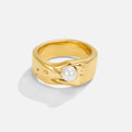 Malia Gold Beaded Ring