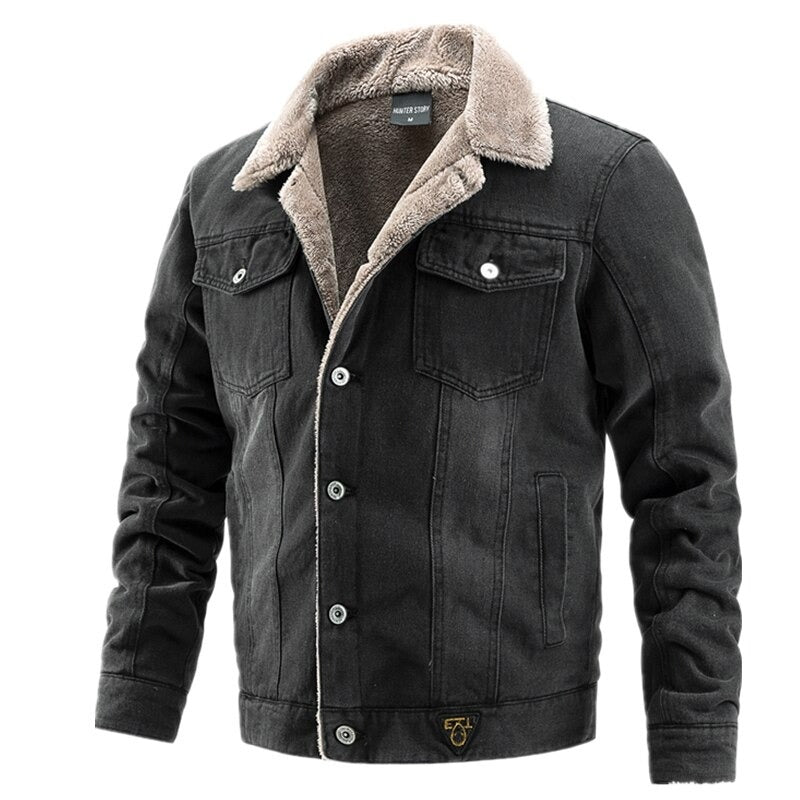 Lined Denim Jacket