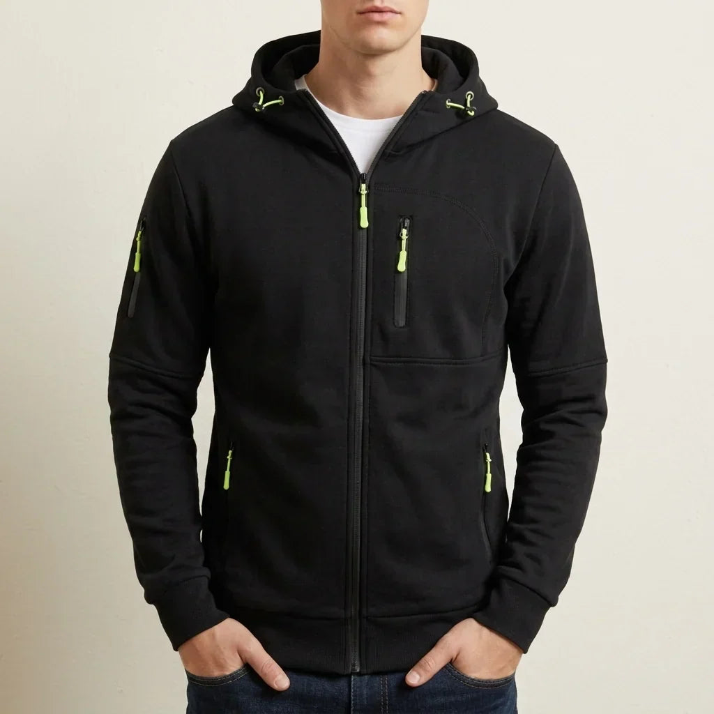 Men’s Full Zip Hooded Jacket