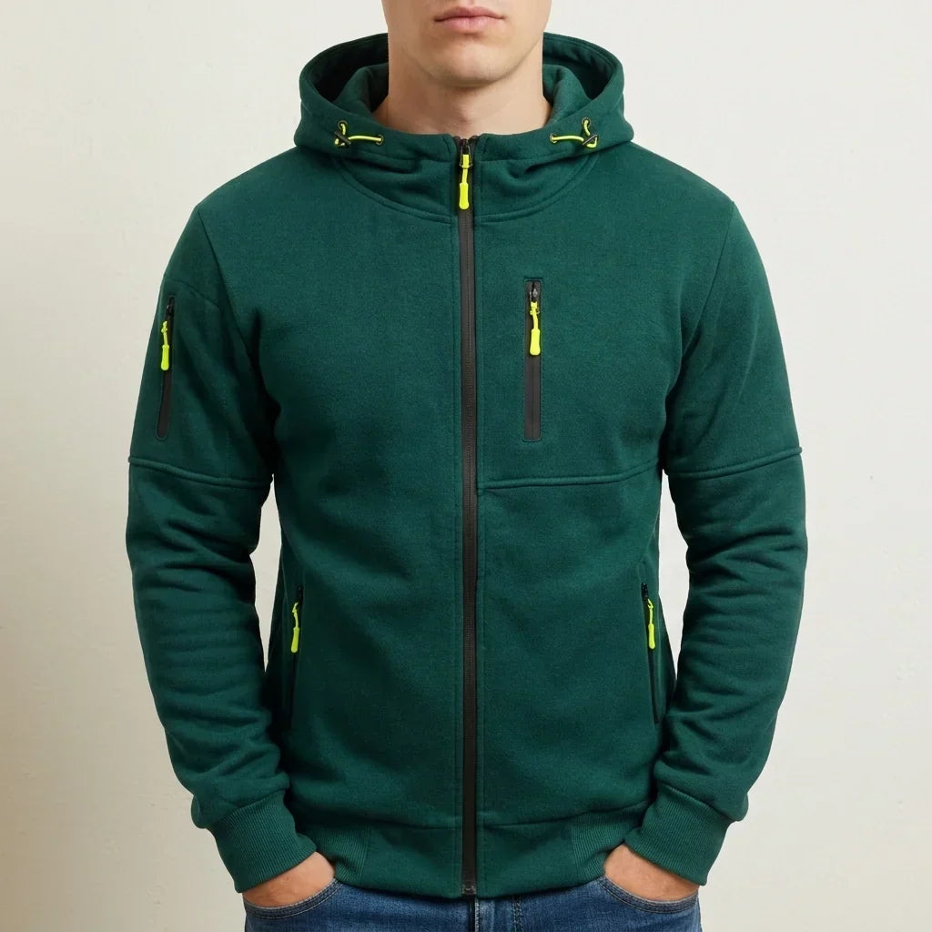 Men’s Full Zip Hooded Jacket