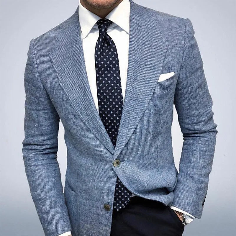 Men’s Casual Notch-Lapel Blazer