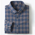Men's Long Sleeve Plaid Button Down Shirt