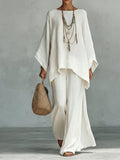 Women's Wide-Leg Pant Set