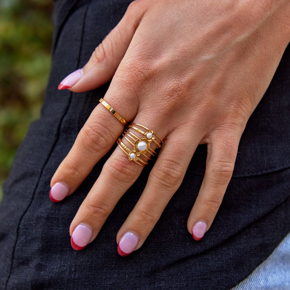 Stackable Pearl Ring