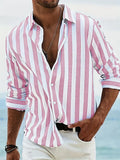 Peter - Men's Striped Relaxed Summer Shirt