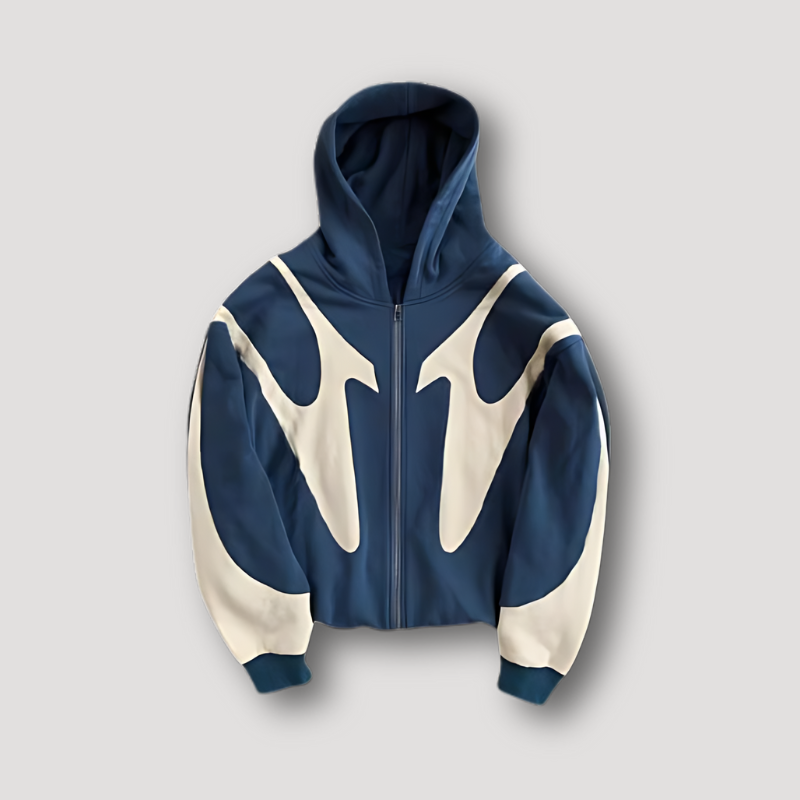 Peter - Men's Trendy Flame Zip Hoodie