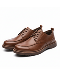 Leather Shoes with Lug Sole