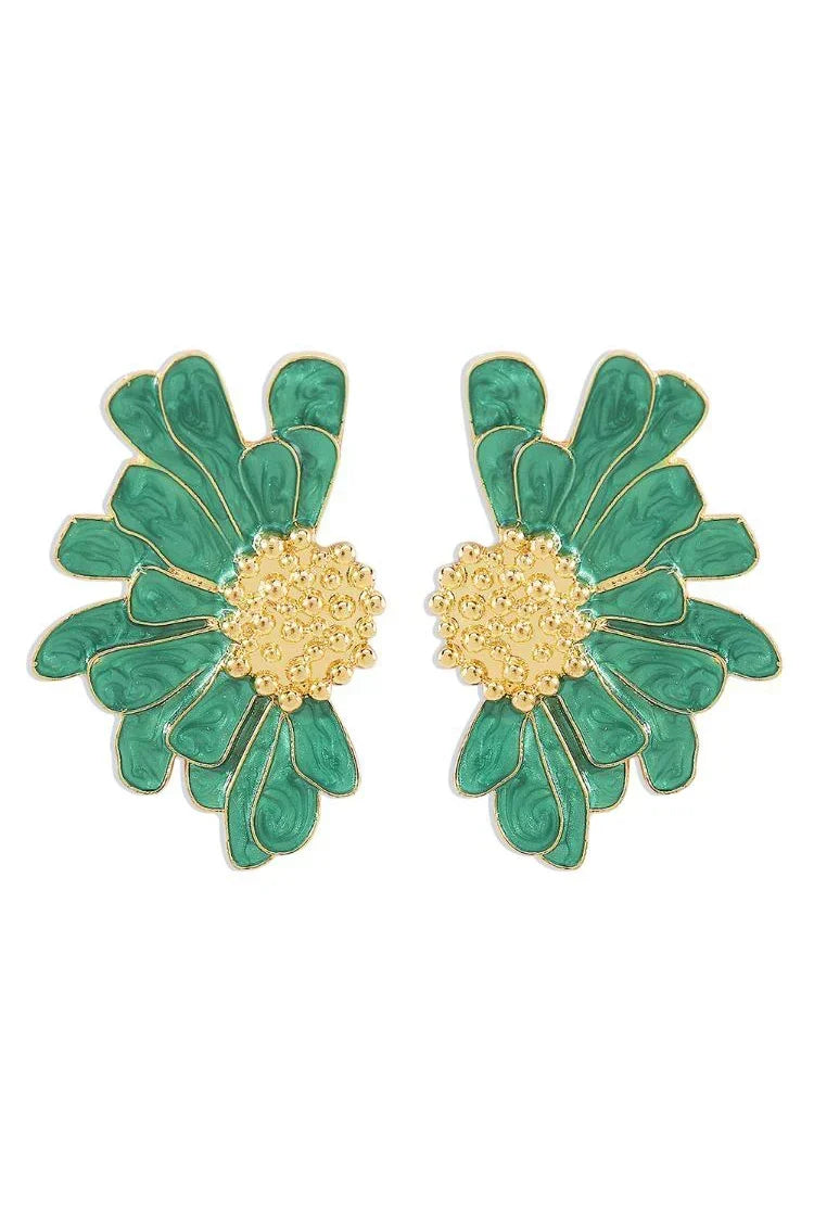 Statement Sibyl Demi-flower Earrings