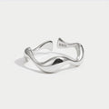 Ione Adjustable Silver Ring