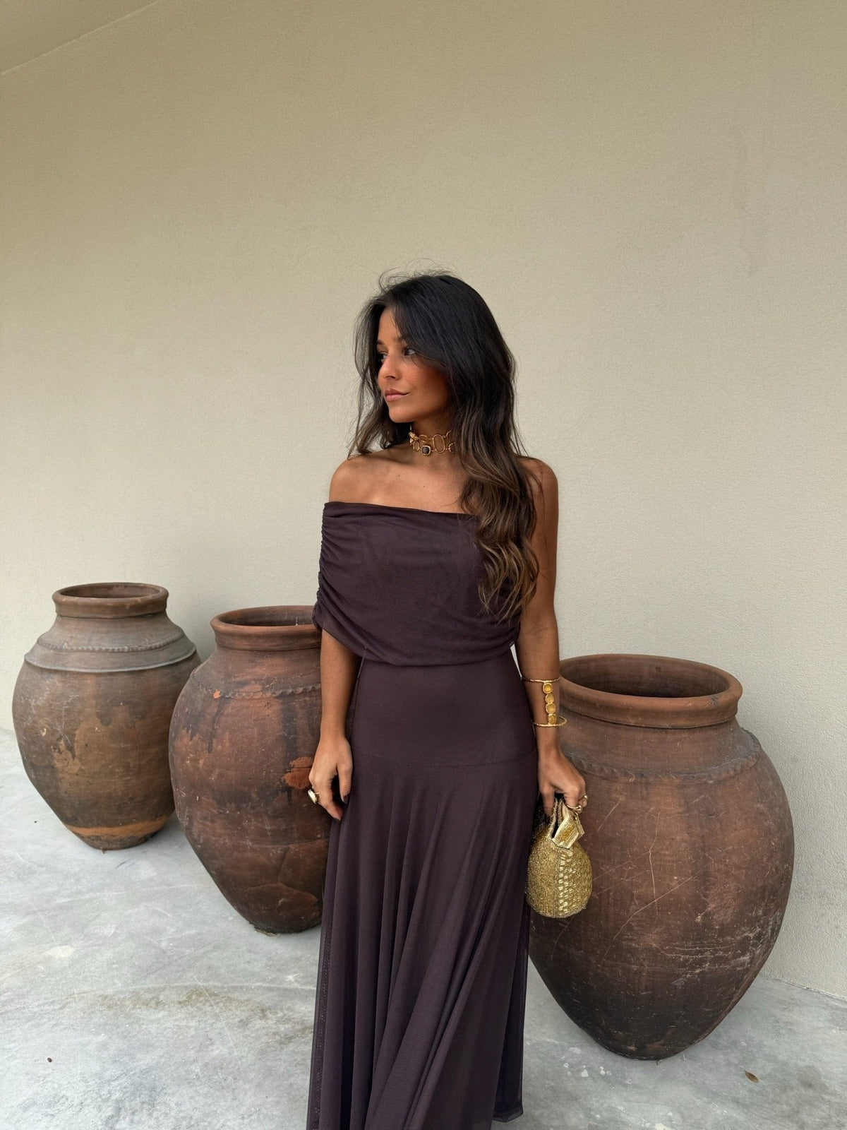 Daniella - Mesh Maxi Dress