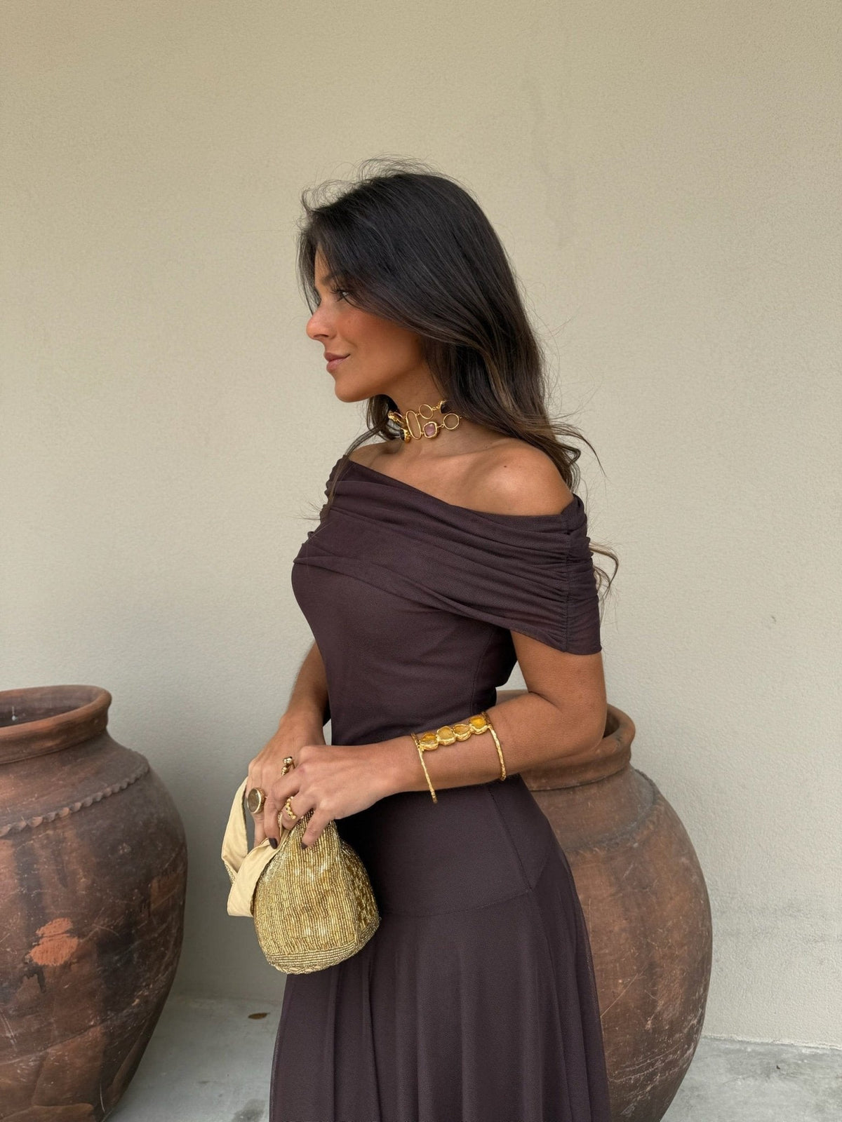 Daniella - Mesh Maxi Dress