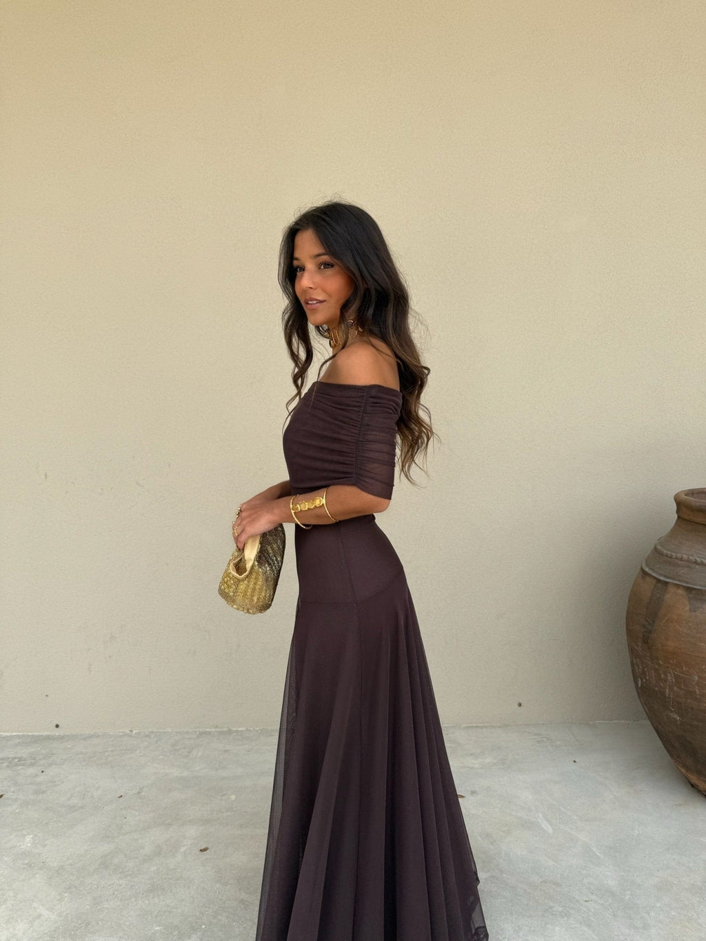 Daniella - Mesh Maxi Dress