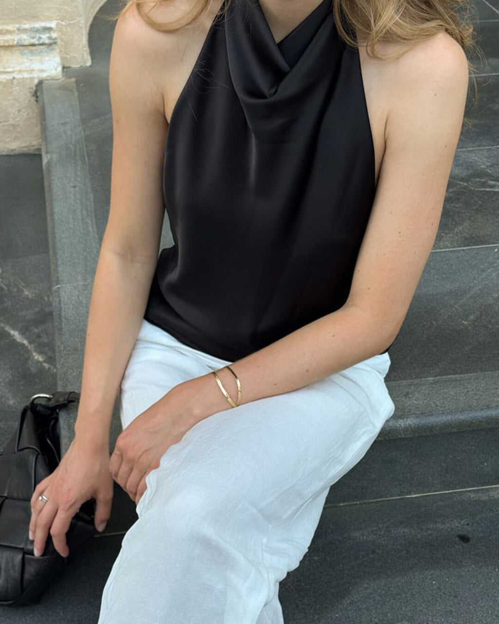 Talia - Tailored Halter Top