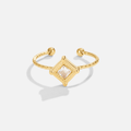 Sofia Diamond-Shaped Ring