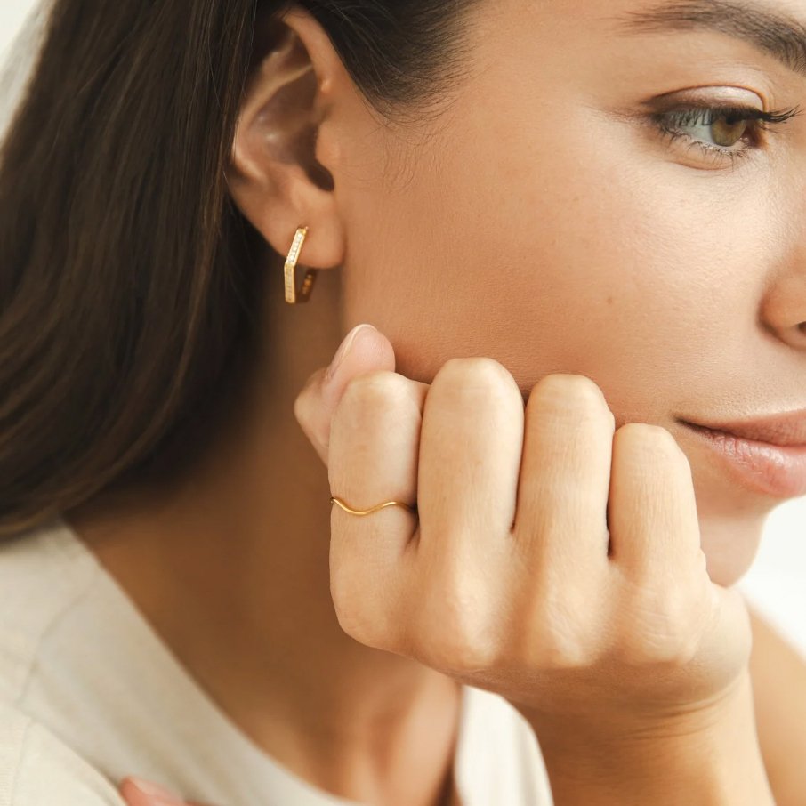 Tina Gold Stackable Ring