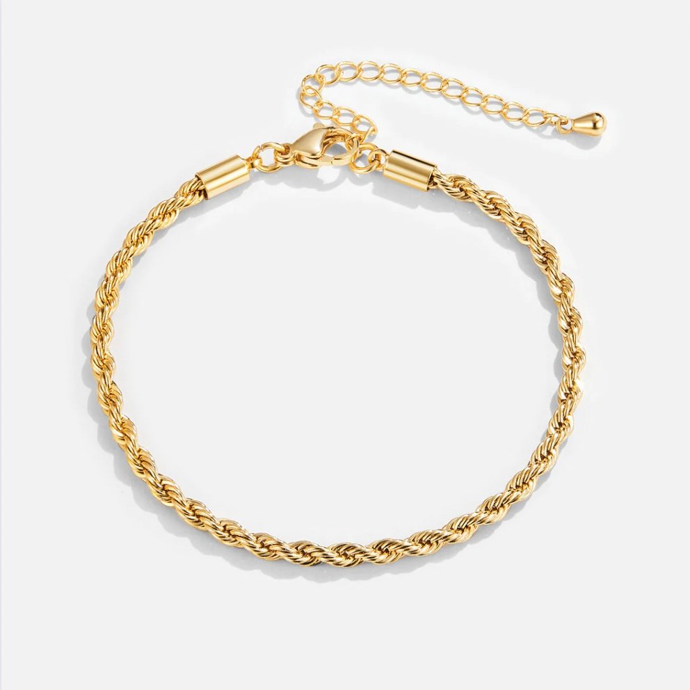 Adjustable Braided Chain Bracelet - Tiziana