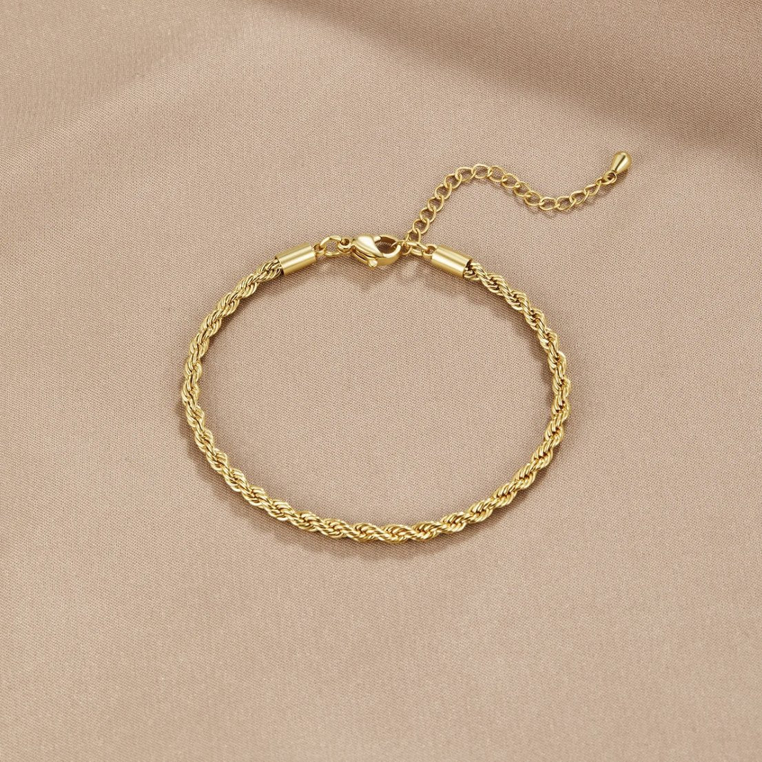Adjustable Braided Chain Bracelet - Tiziana