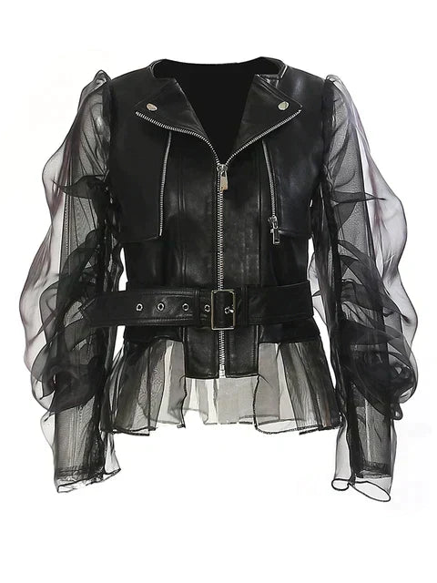 Modern Leather Jacket with a Classic, Versatile Look