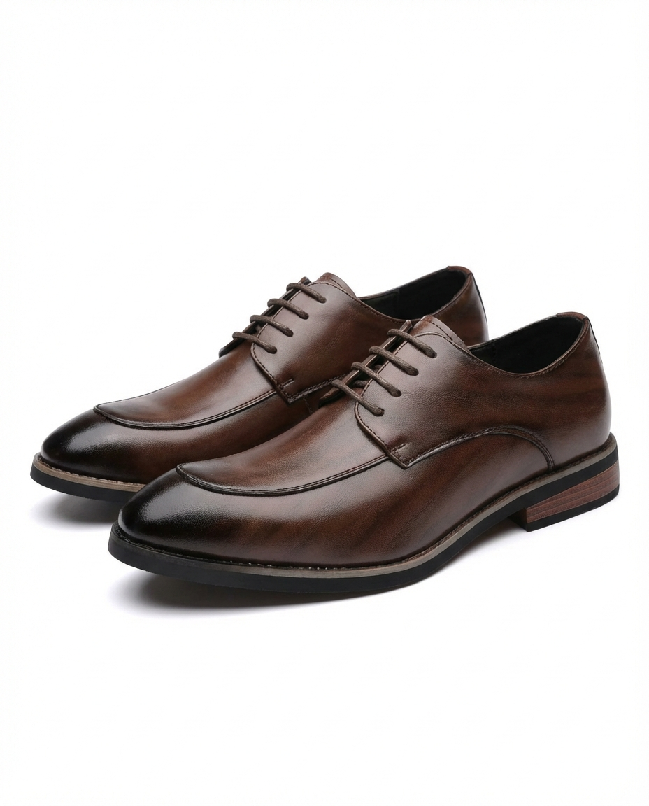 Full-Grain Leather Oxford Shoes with Supple Upper