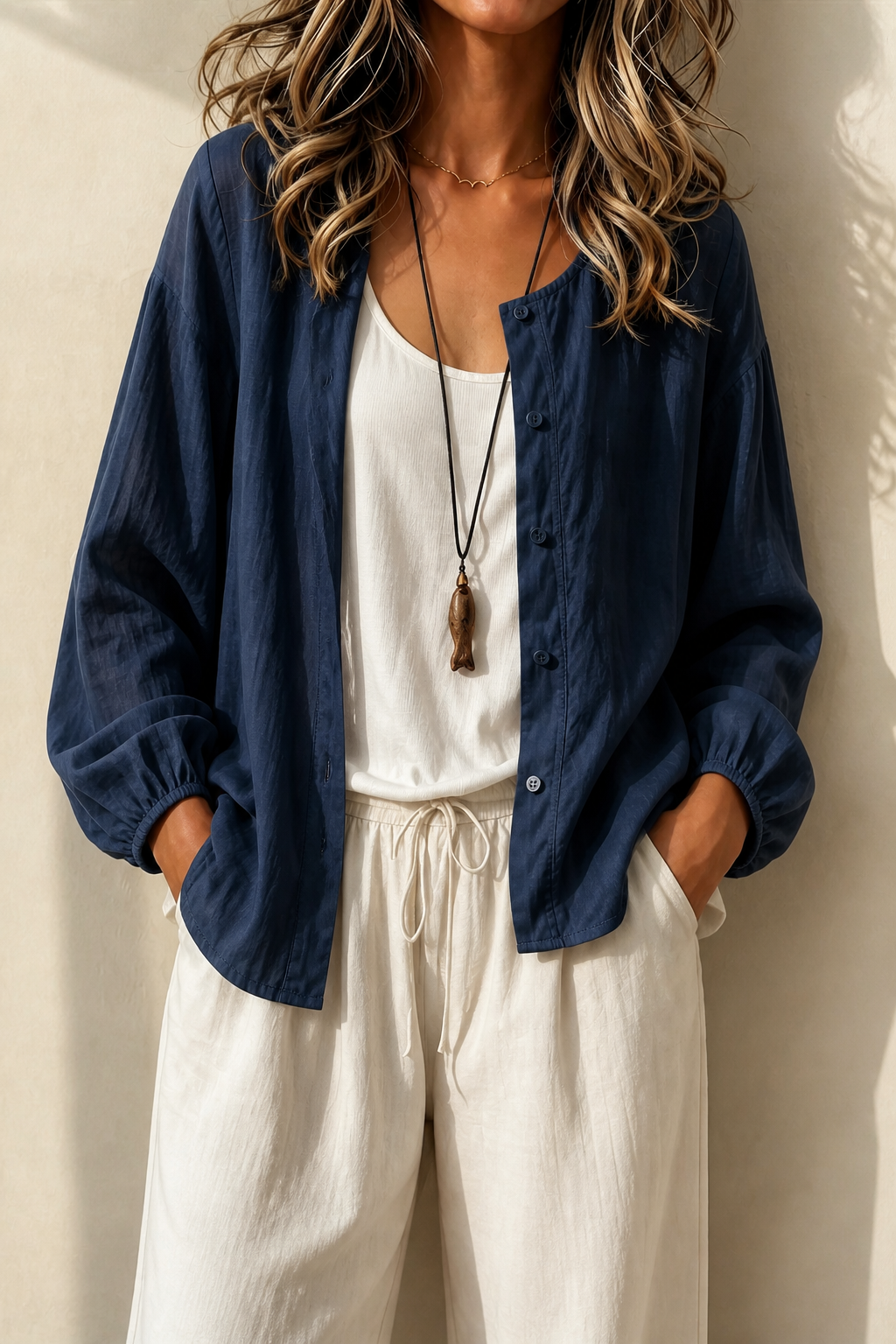 Sienna – Loose Fit Button-Down Shirt