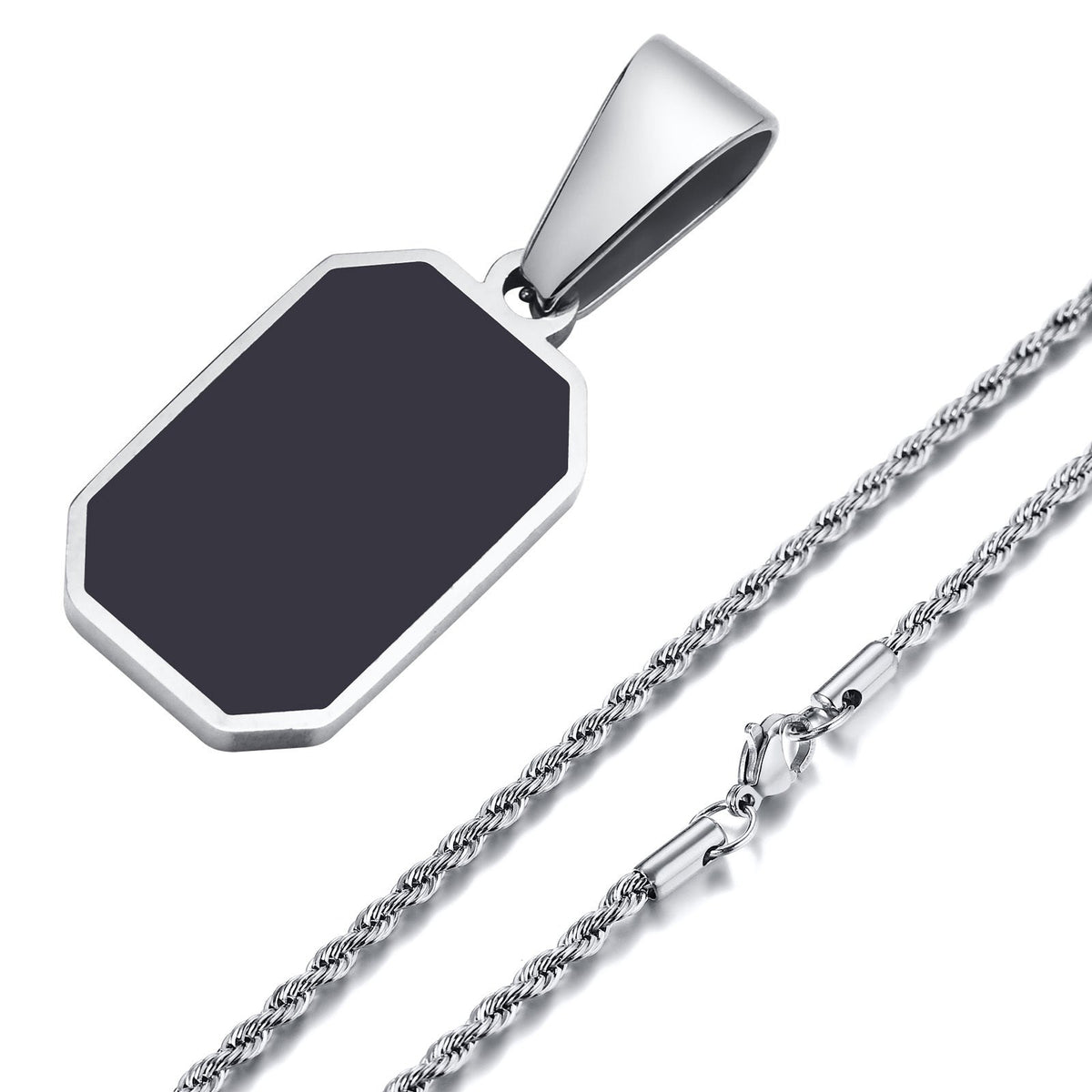 Eliano Men's Onyx Necklace