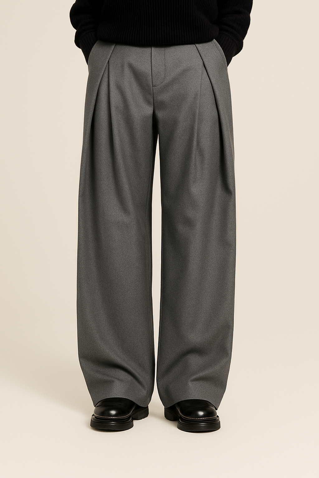 Vincent - Men's Elegant Wide Leg Suit Pants