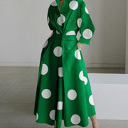 Green Polka Dot