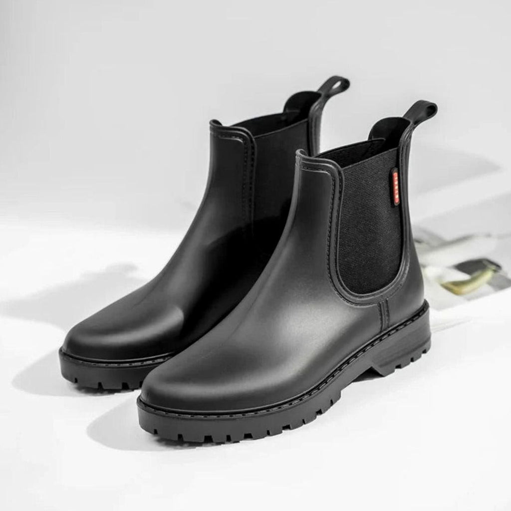 Evelyn - Women's Waterproof Insulated Elastic-Panel Chelsea Boots