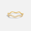 Zenya Crystal & Gold Ring